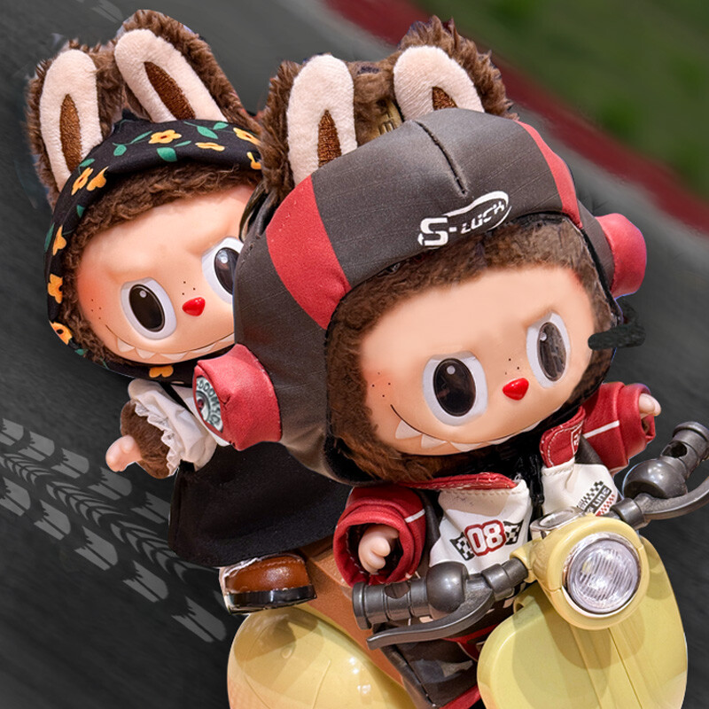 Labubu clothes - Red and Black Racing Suit - Image 5