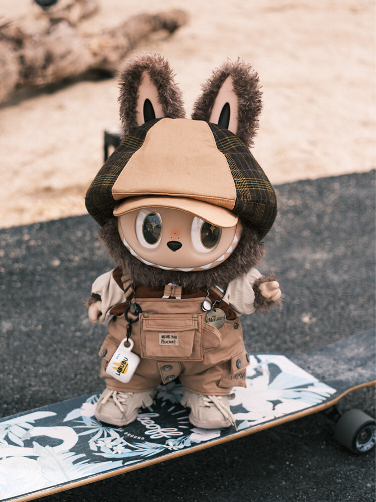 Labubu clothes - Khaki Suit