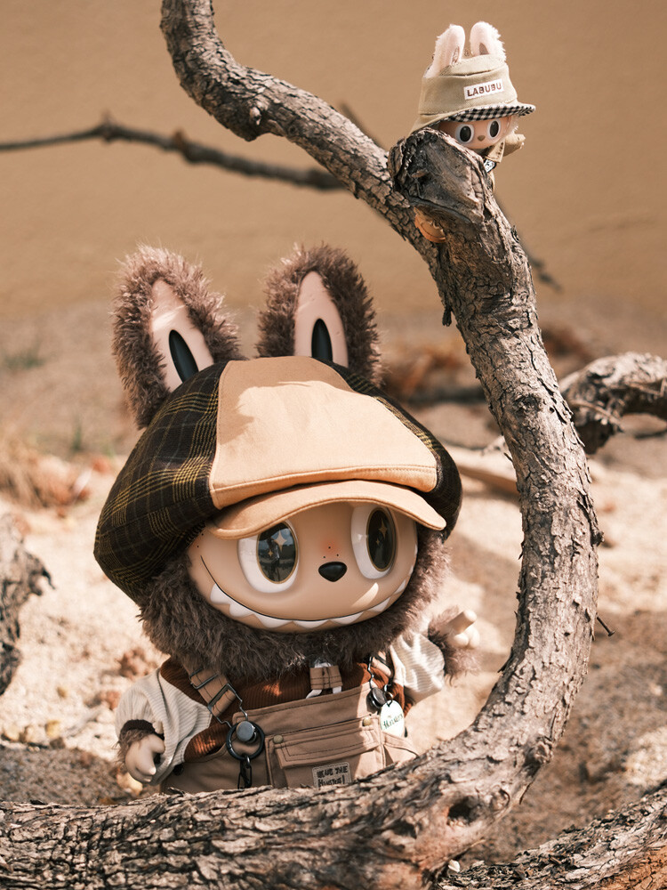 Labubu clothes - Khaki Suit - Image 4