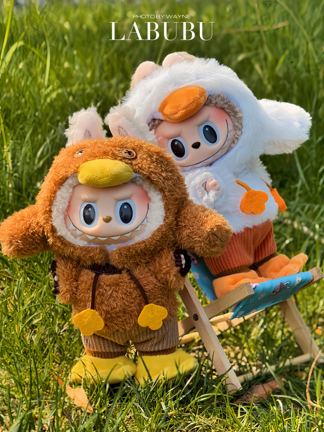 Labubu clothes - Duck Plush Jumpsuit