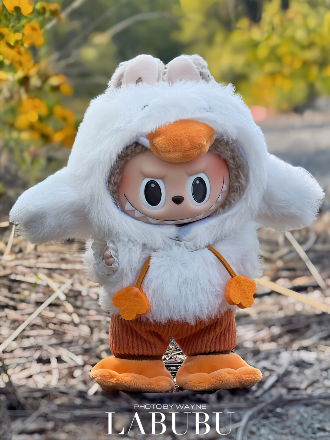 Labubu clothes - Duck Plush Jumpsuit - Image 4