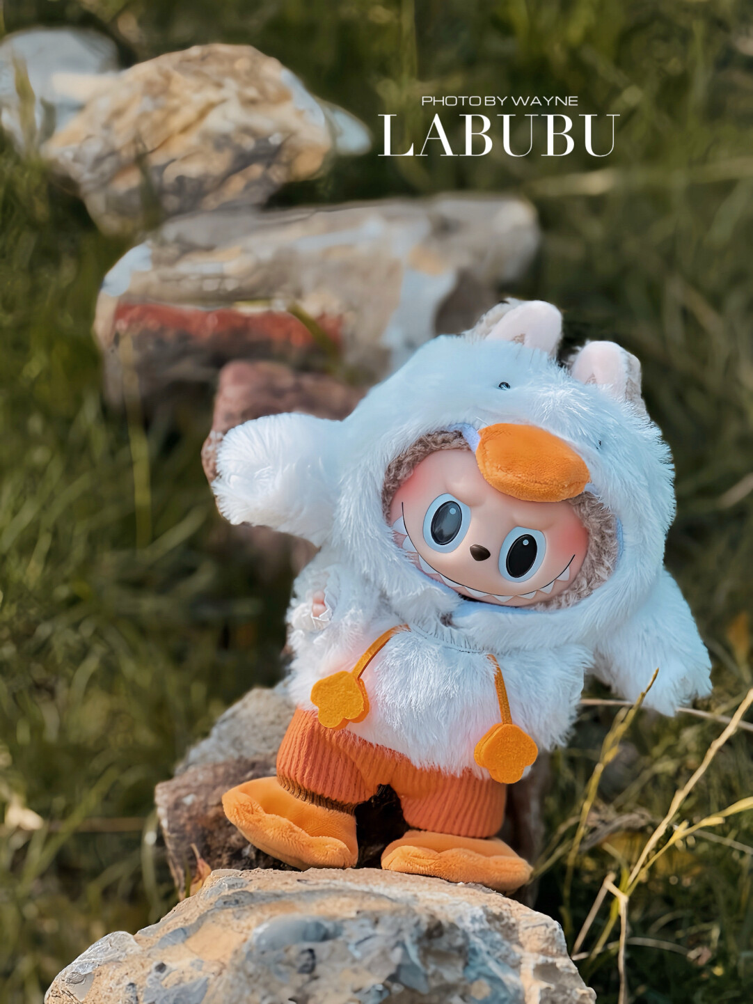 Labubu clothes - Duck Plush Jumpsuit - Image 5