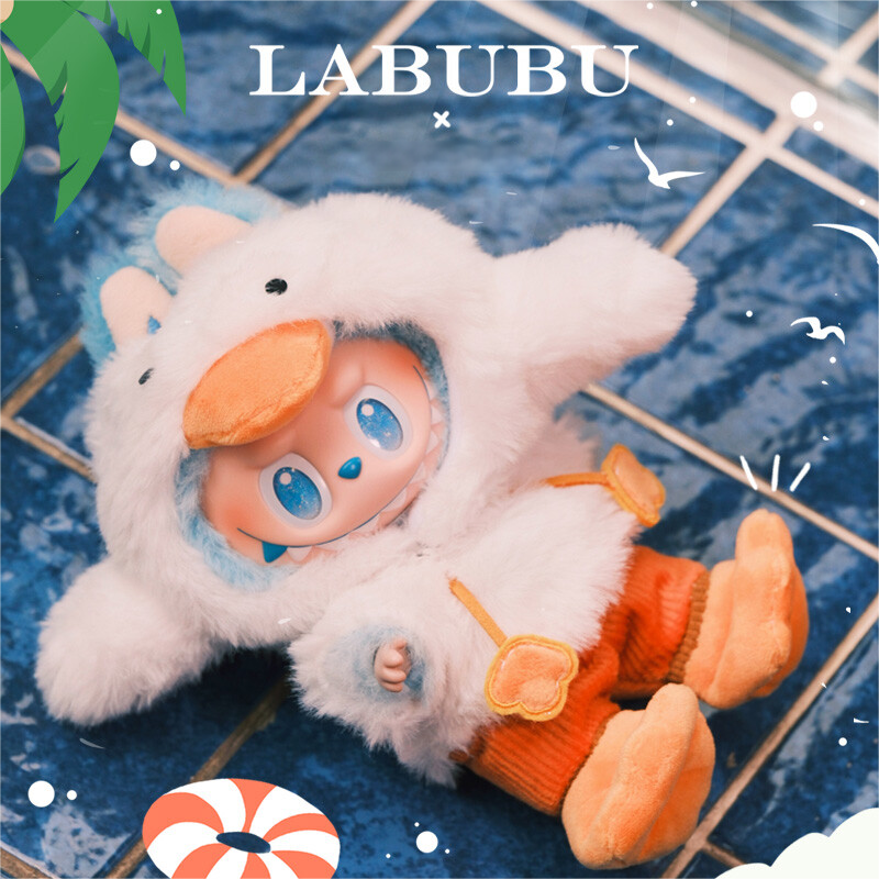 Labubu clothes - Duck Plush Jumpsuit - Image 6