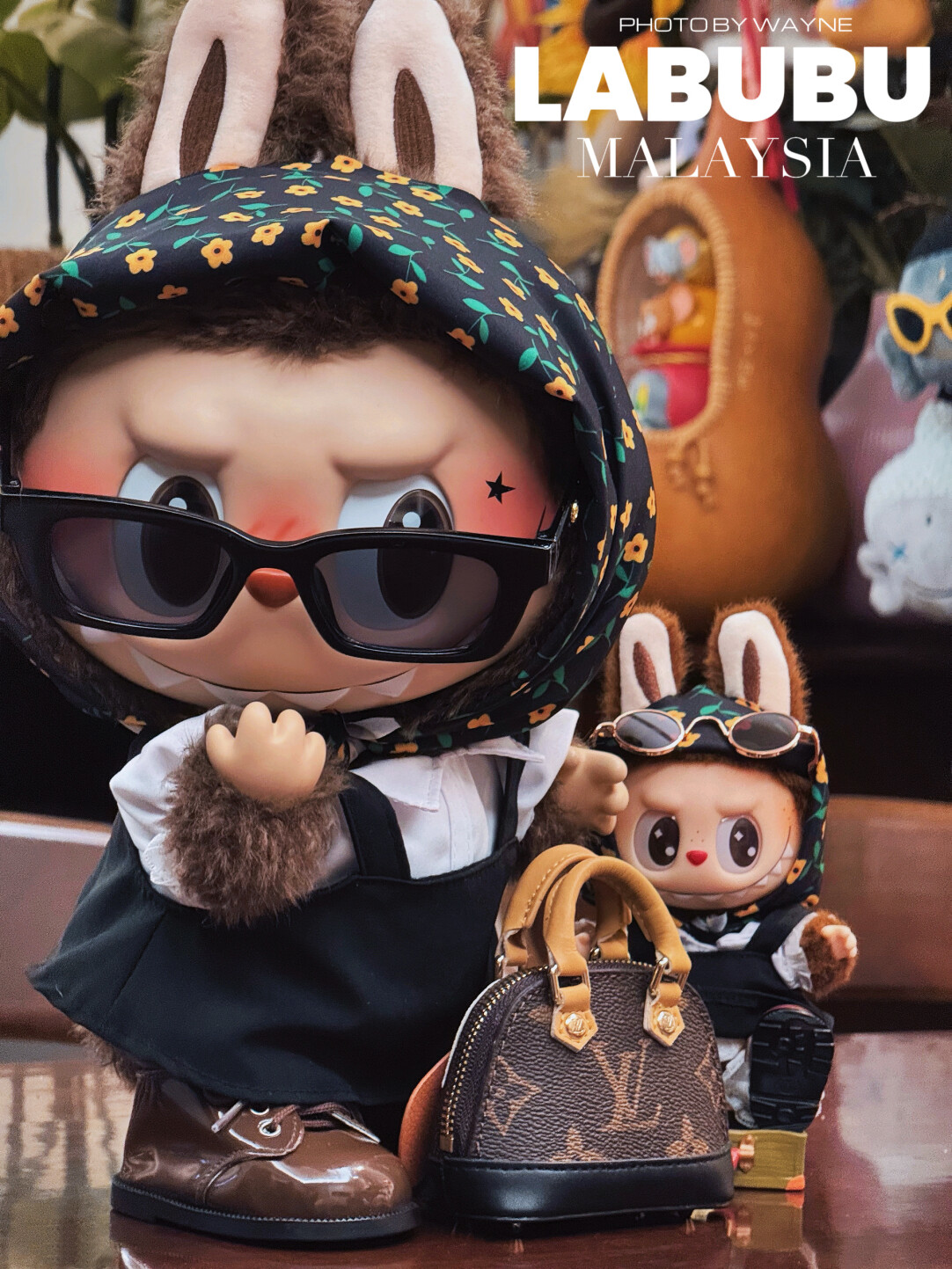 Labubu clothes - Black Dress Suit Racing Suit - Image 6