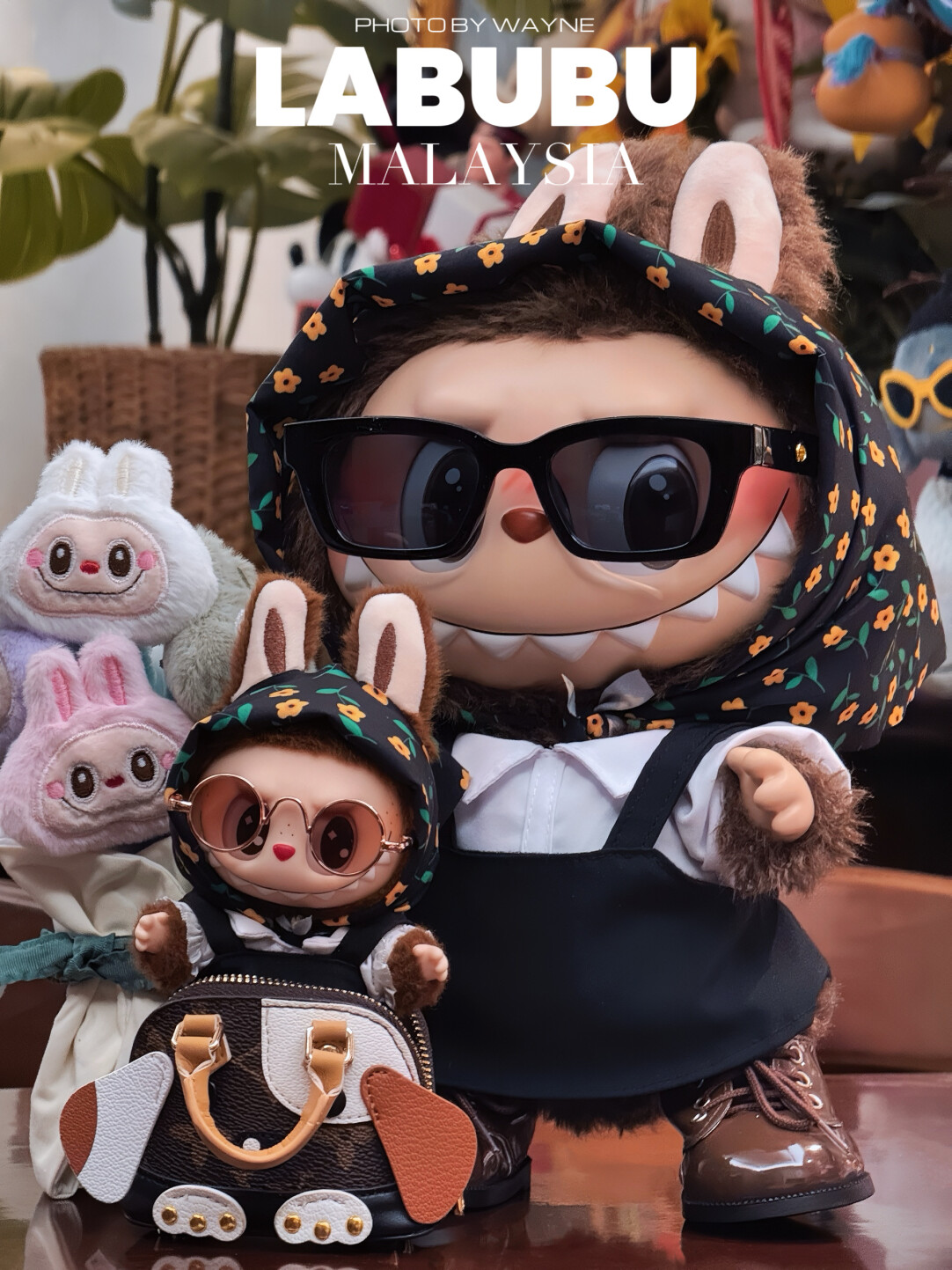 Labubu clothes - Black Dress Suit Racing Suit - Image 9