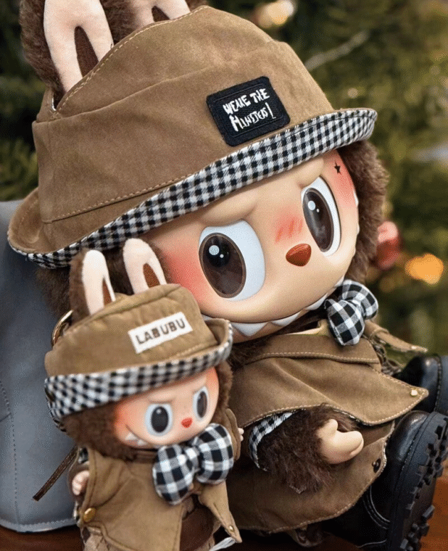 Labubu clothes - Maillard Detective Suit