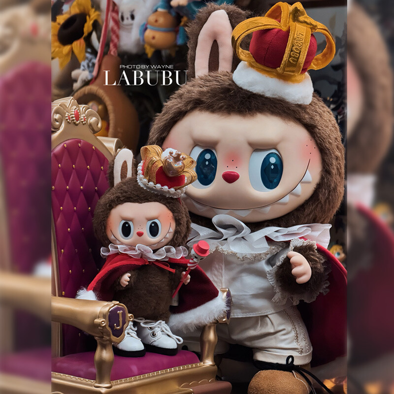 Labubu clothes - Red & Blue Baseball Uniform Suit - Image 7