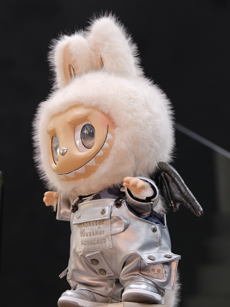 Labubu clothes - Sunny Angel Silver Leather Suit - Image 4