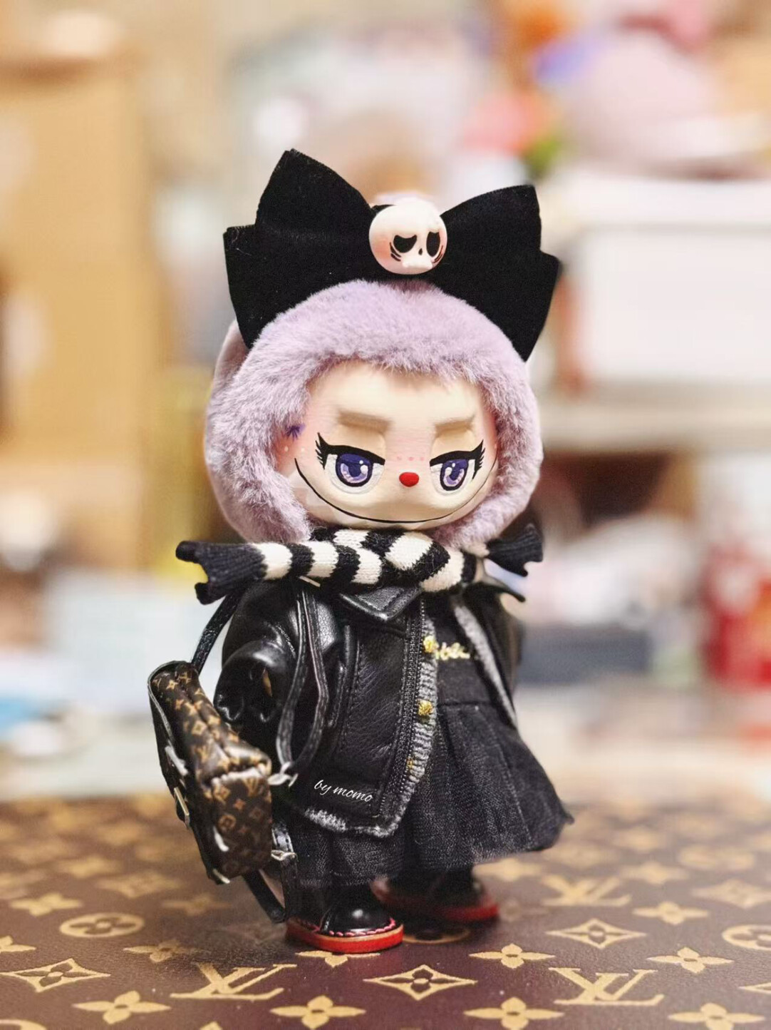 Labubu Accessories - Handmade Cordovan Doll Shoes - Image 5