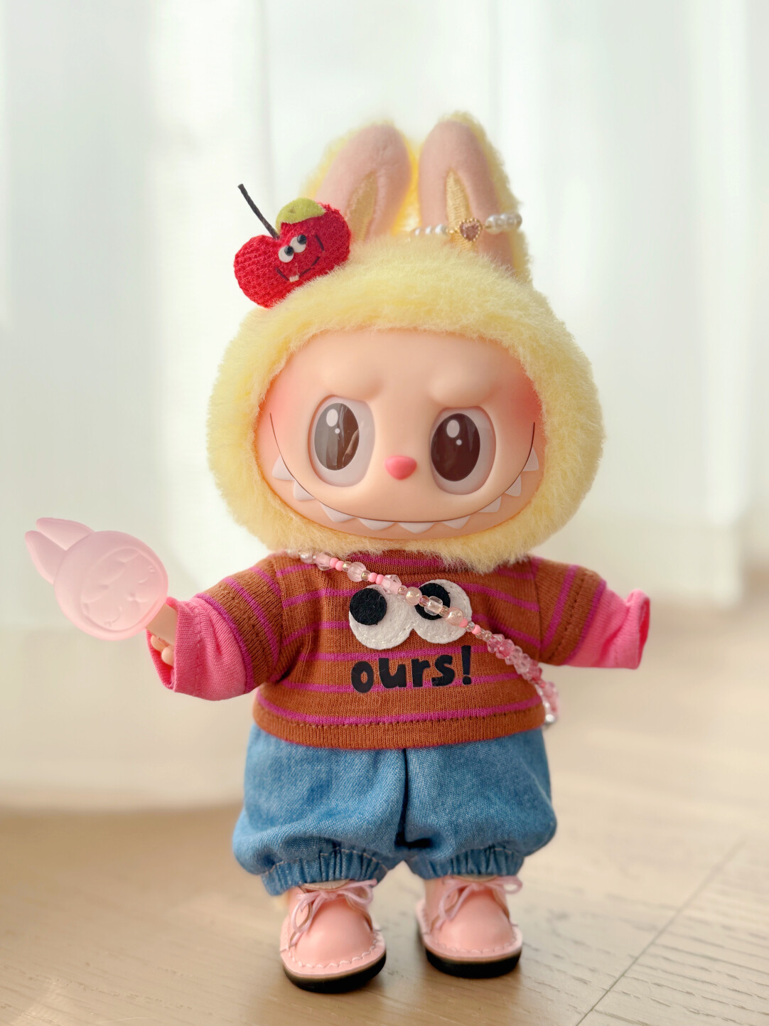 Labubu Accessories - Handmade Cordovan Doll Shoes - Image 6