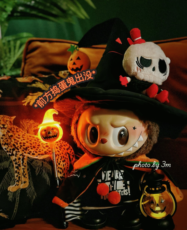 Labubu clothes - Halloween Pumpkin Trick-or-Treating Costume