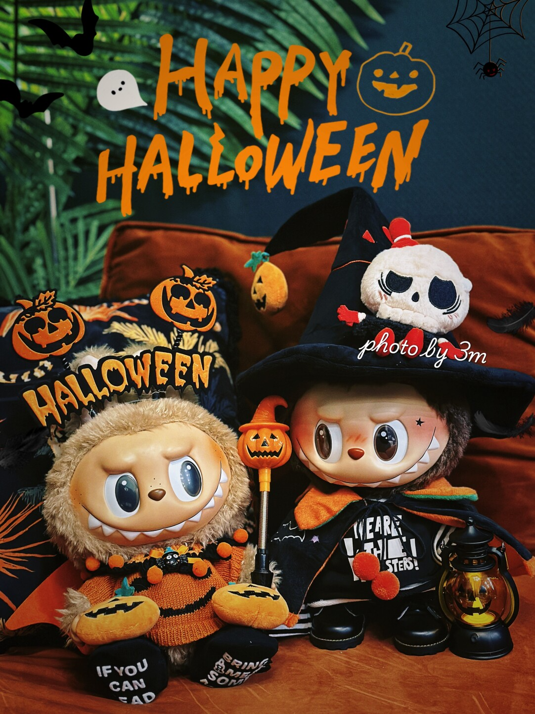 Labubu clothes - Halloween Pumpkin Trick-or-Treating Costume - Image 3