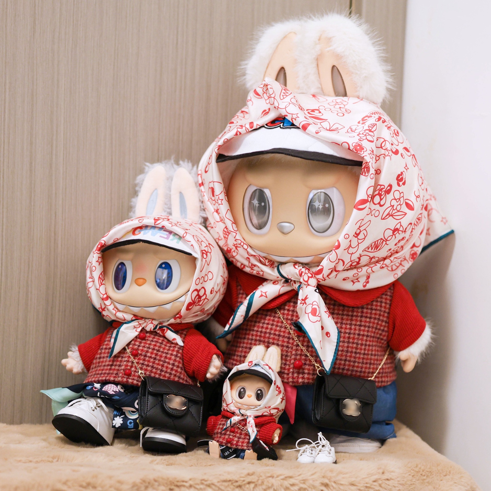 Labubu clothes - G-Dragon Red Outfit