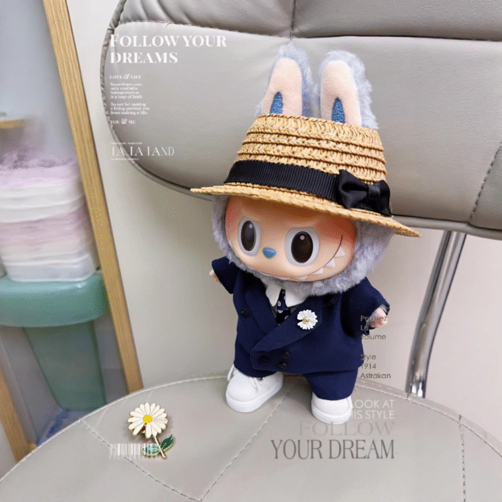 Labubu clothes - G Dragon Same Blue Suit Set - Image 2