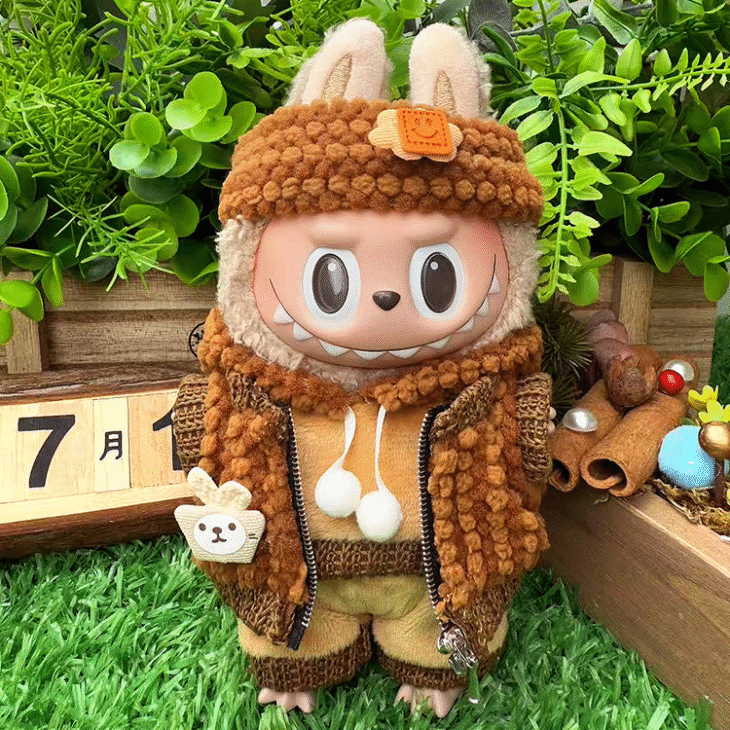Labubu Clothes - Basic Suit Collection 1 for 17CM Doll - Image 2