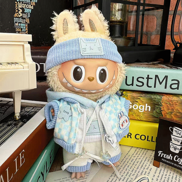 Labubu Clothes - Basic Suit Collection 1 for 17CM Doll - Image 4