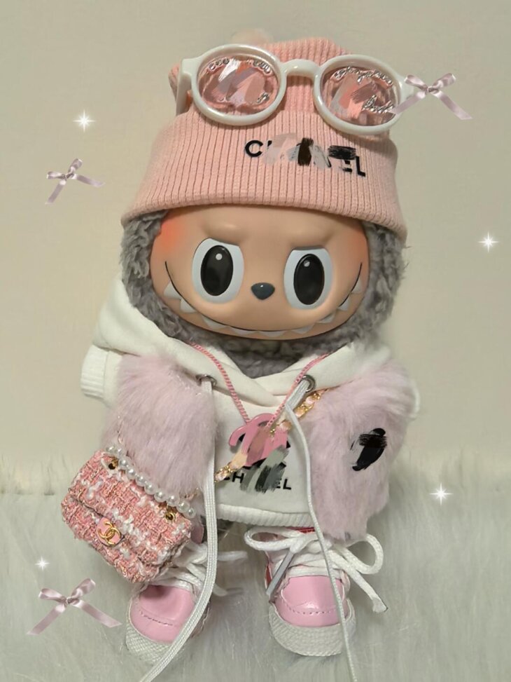 Labubu Clothes - Pink Fashion Suit - Image 3