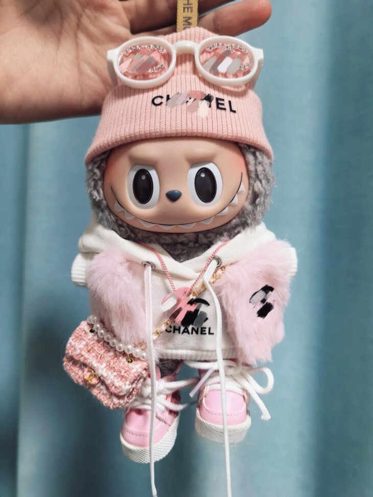 Labubu Clothes - Pink Fashion Suit - Image 4