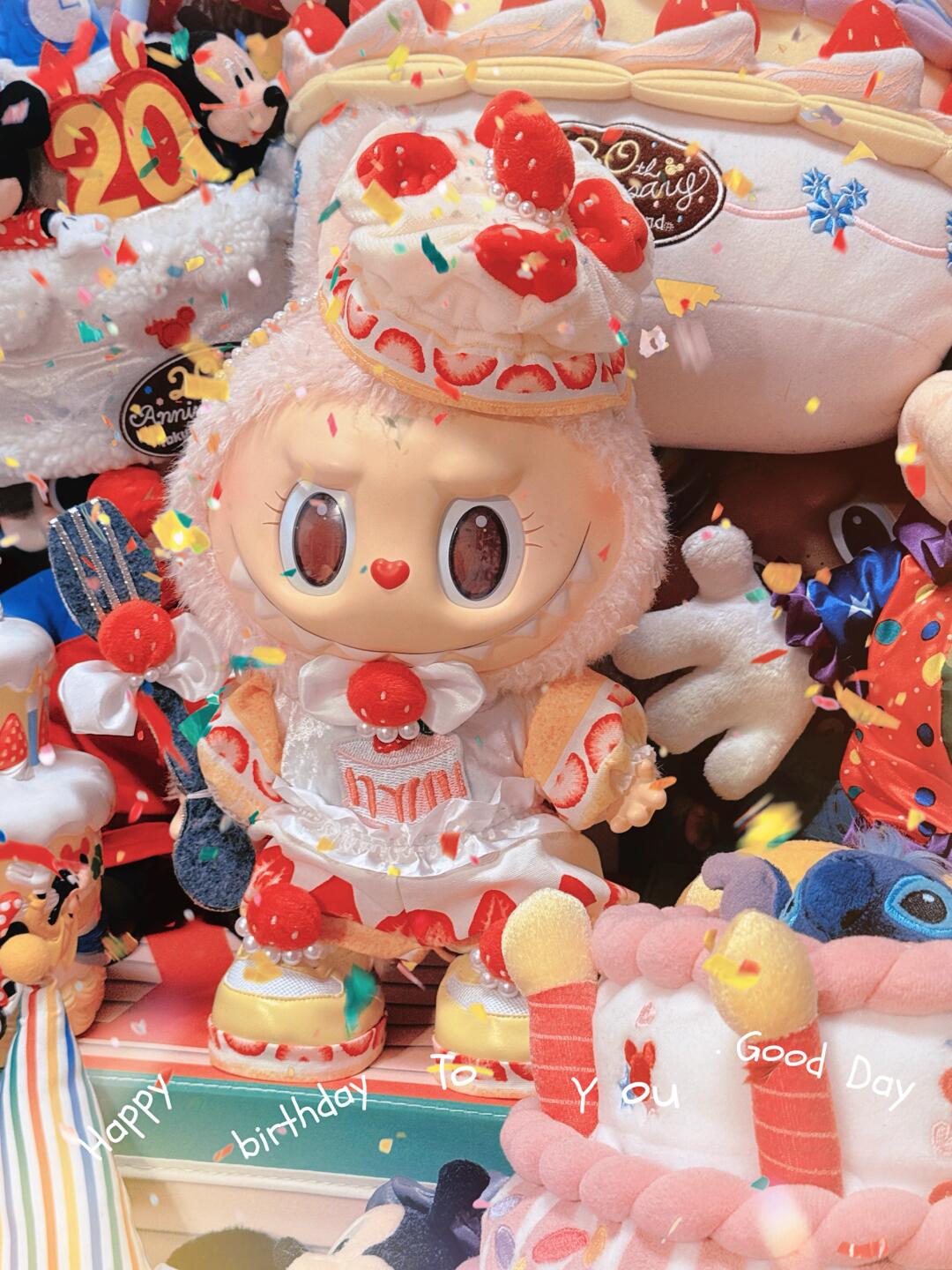 Labubu clothes - Strawberry cake - Image 2