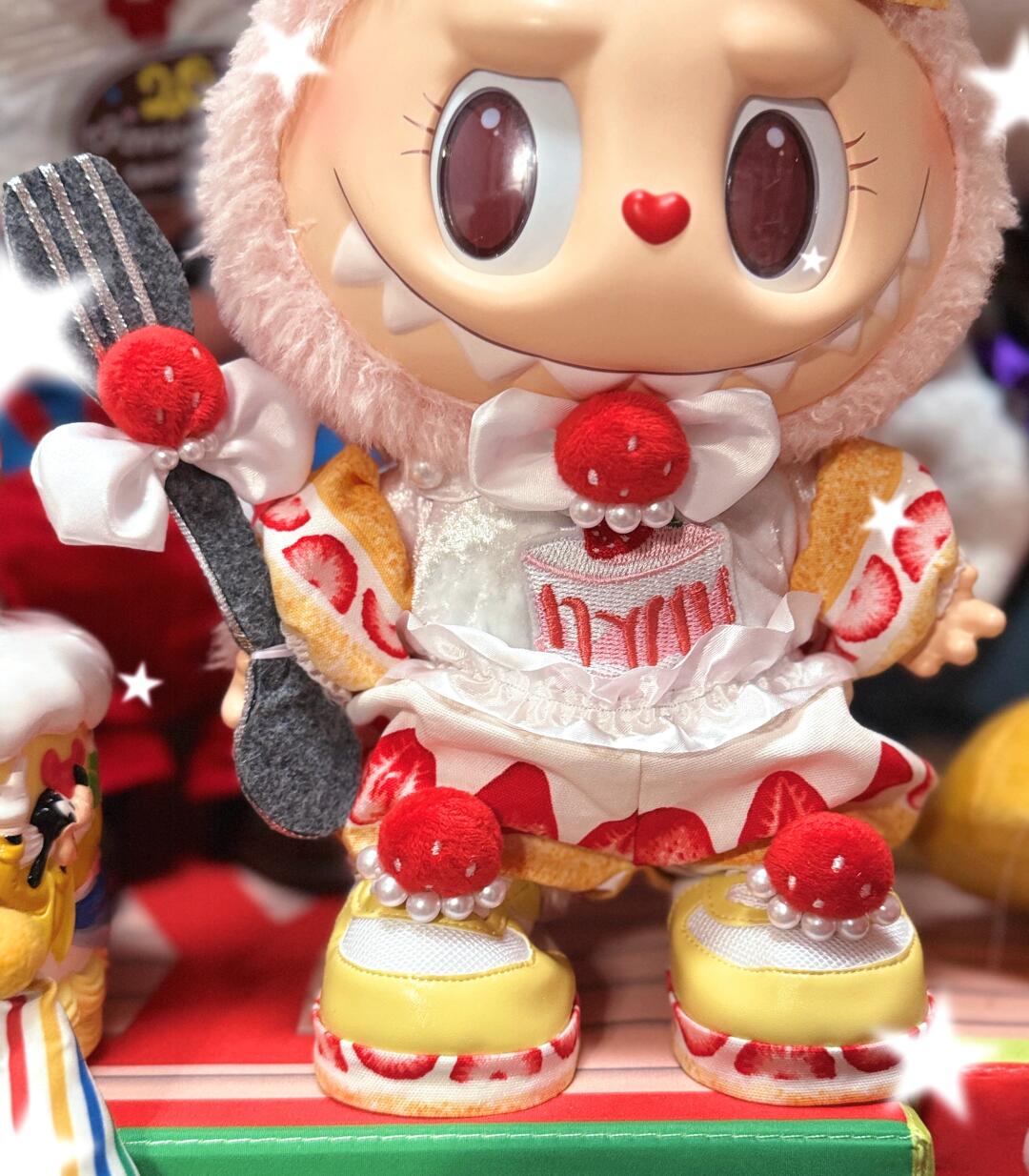 Labubu clothes - Strawberry cake - Image 4