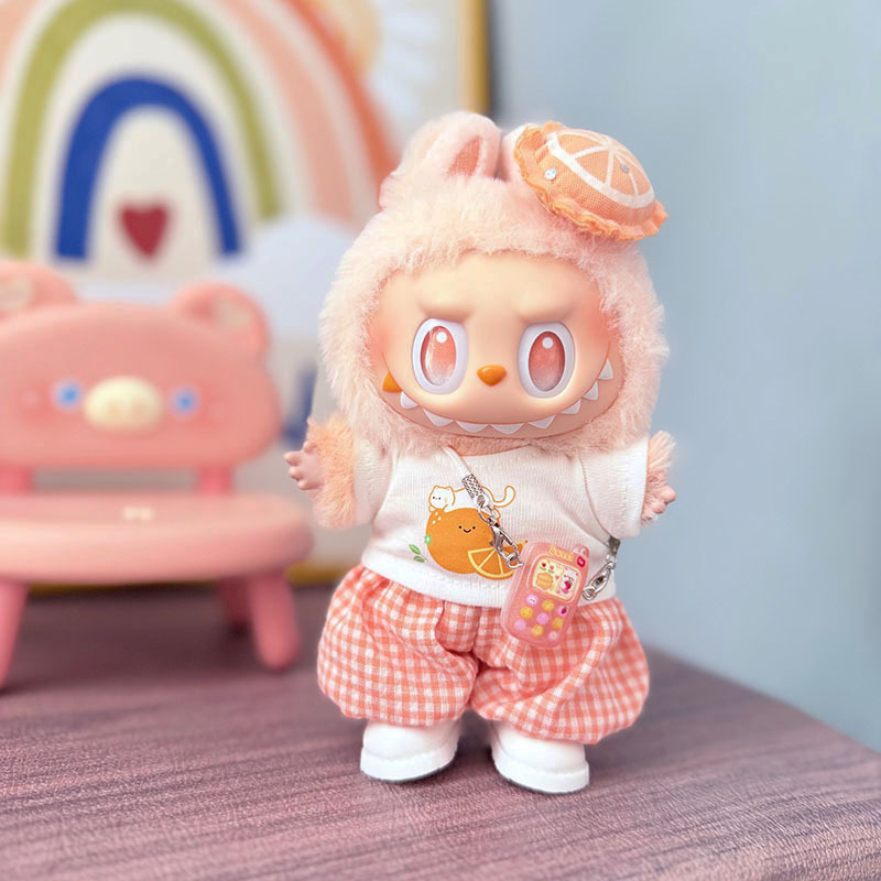 Labubu Clothes - Lemon Bunny Cute Kitty Set for 17CM Doll - Image 10