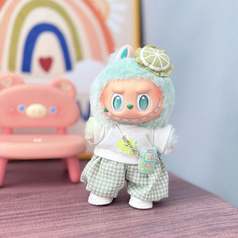 Labubu Clothes - Lemon Bunny Cute Kitty Set for 17CM Doll - Image 11