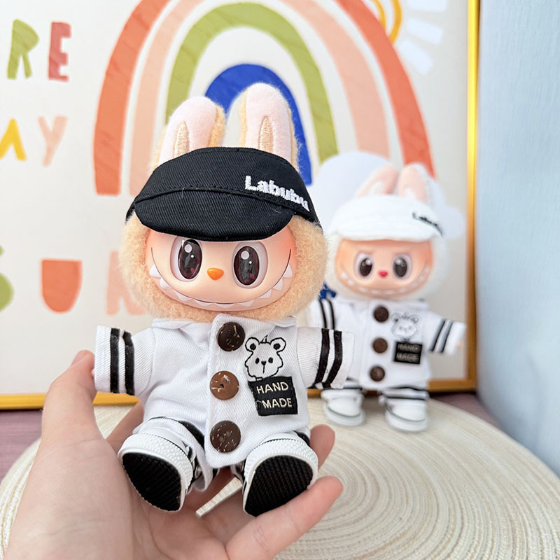 Labubu Clothes - Starlight Pearl Skirt Set & White Sailing Dream Set for 17CM Doll - Image 9