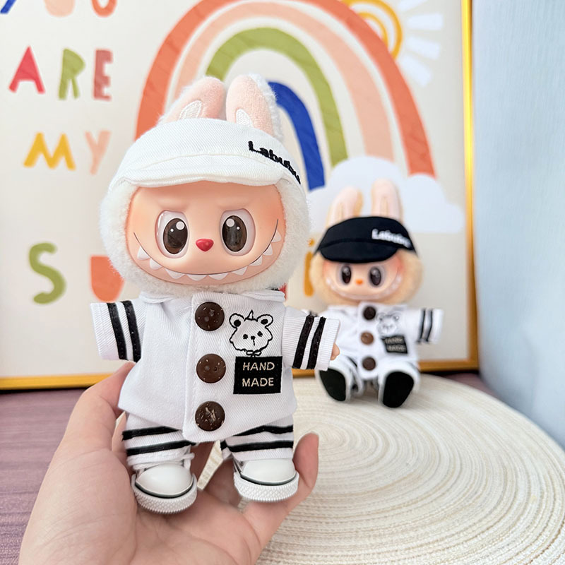 Labubu Clothes - Starlight Pearl Skirt Set & White Sailing Dream Set for 17CM Doll - Image 10