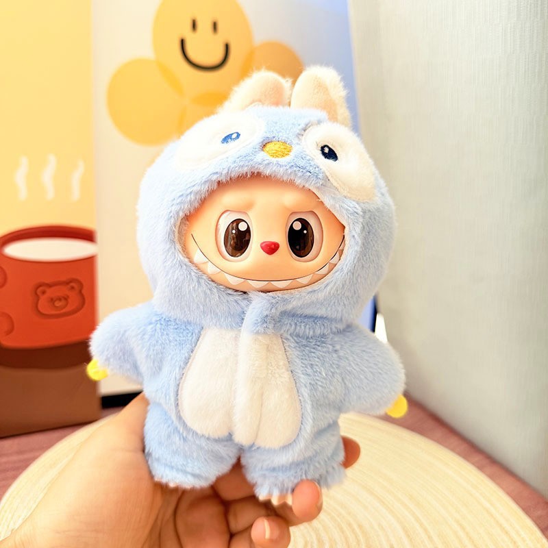 Labubu Clothes - Cartoon Plush Animal Set for 17CM Doll - Image 10