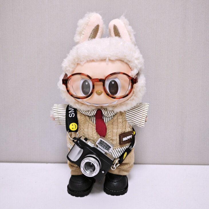 Labubu Clothes - Retro Style Outfit for 17CM Doll - Image 4