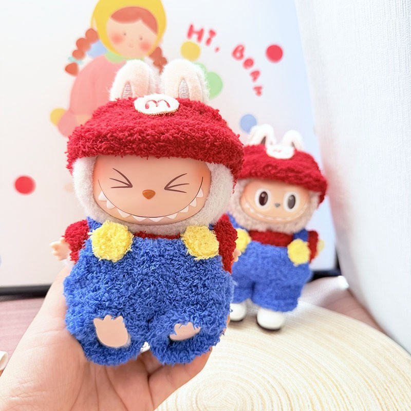 Labubu Clothes - Cartoon Plush Animal Set for 17CM Doll - Image 6