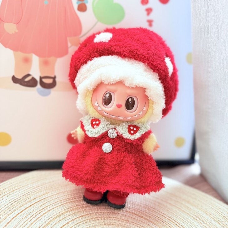 Labubu Clothes - Cartoon Plush Animal Set for 17CM Doll - Image 7