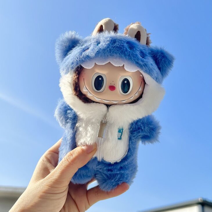 Labubu Clothes - Cartoon Plush Animal Set for 17CM Doll - Image 8