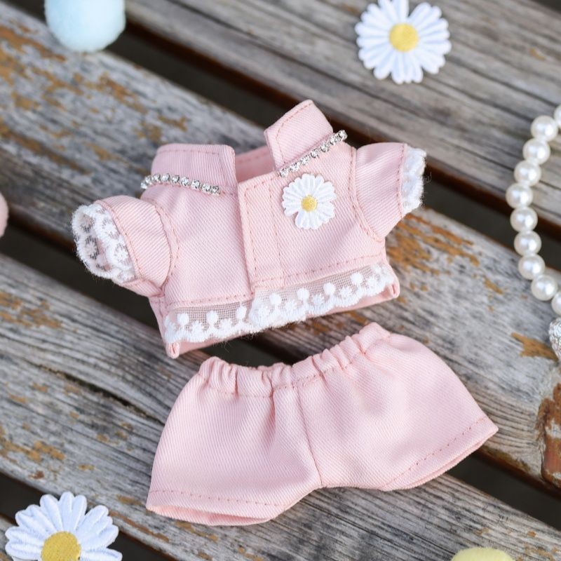 Labubu clothes - G Dragon Sunflower Pink Suit - Image 5