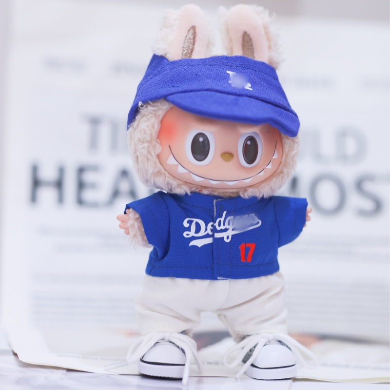 Labubu clothes - No. 17 Baseball Jersey - Image 4