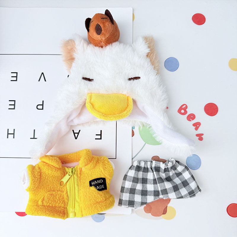 Labubu Clothes - Cartoon Plush Animal Set for 17CM Doll - Image 5