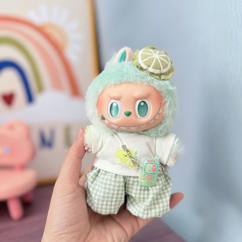 Labubu Clothes - Lemon Bunny Cute Kitty Set for 17CM Doll - Image 7