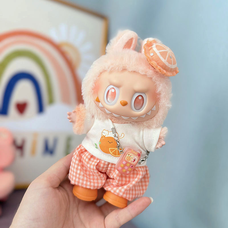 Labubu Clothes - Lemon Bunny Cute Kitty Set for 17CM Doll - Image 8