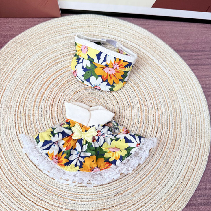 Labubu Clothes - Flower Field Skirt Suit for 17CM Doll - Image 8