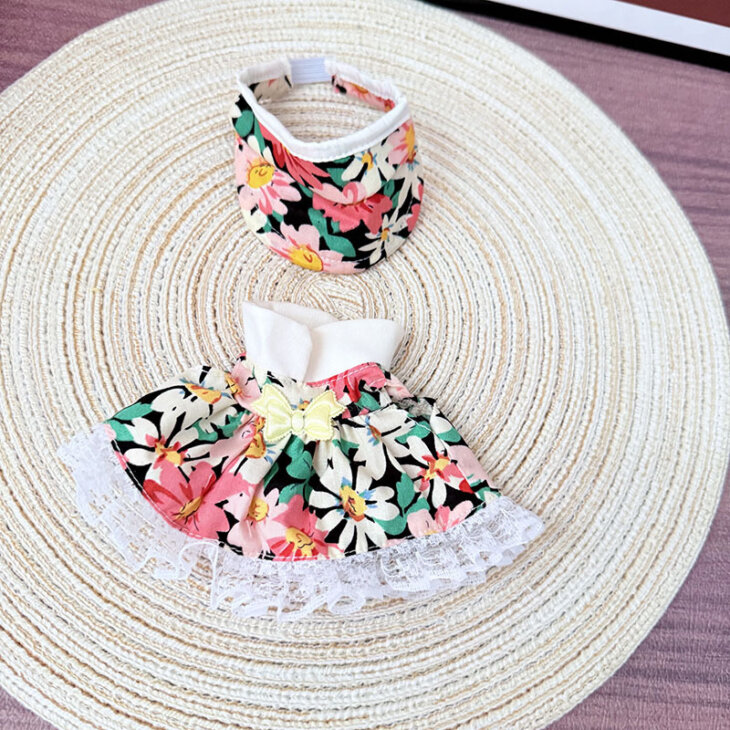 Labubu Clothes - Flower Field Skirt Suit for 17CM Doll - Image 7