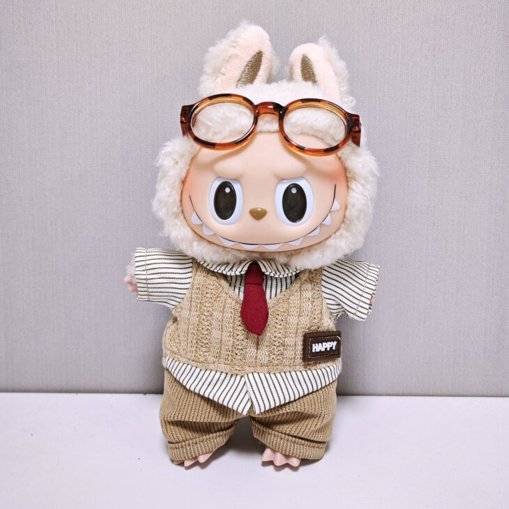 Labubu Clothes - Retro Style Outfit for 17CM Doll - Image 2