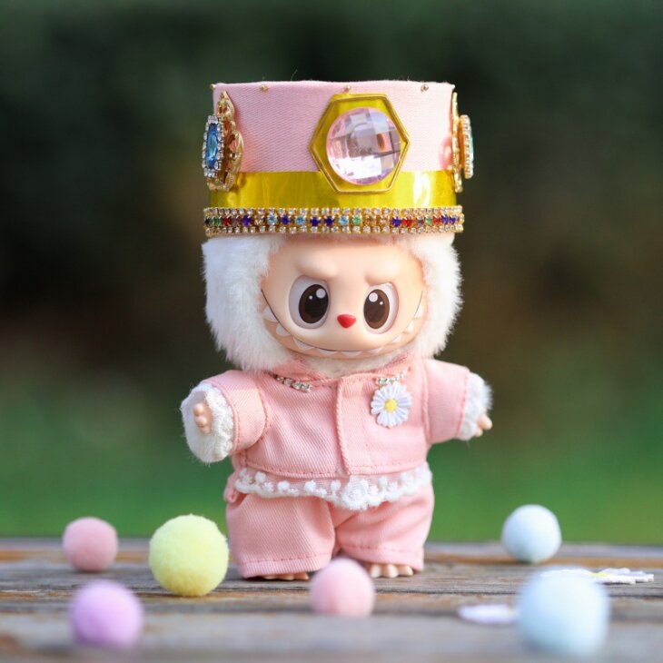 Labubu clothes - G Dragon Sunflower Pink Suit - Image 2
